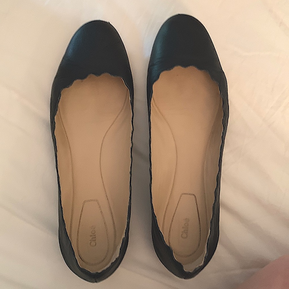 Navy Chloe Lauren flat